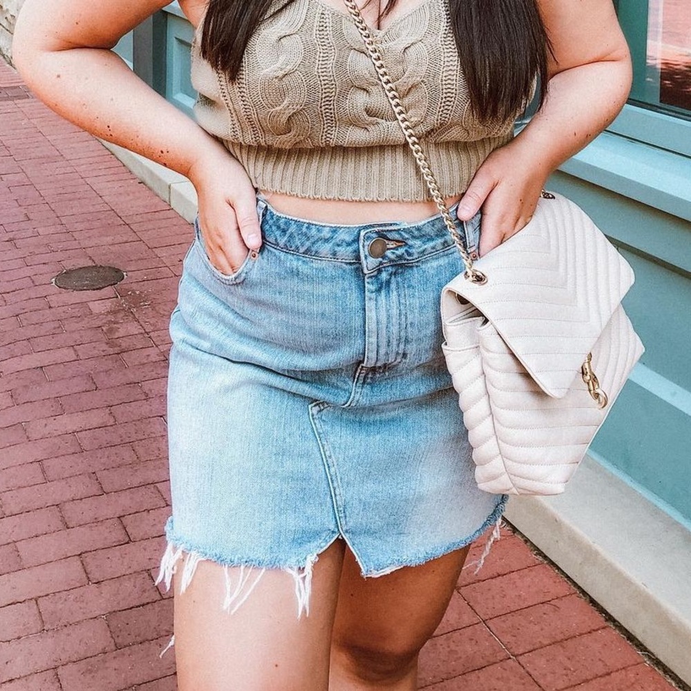 Denim skirt